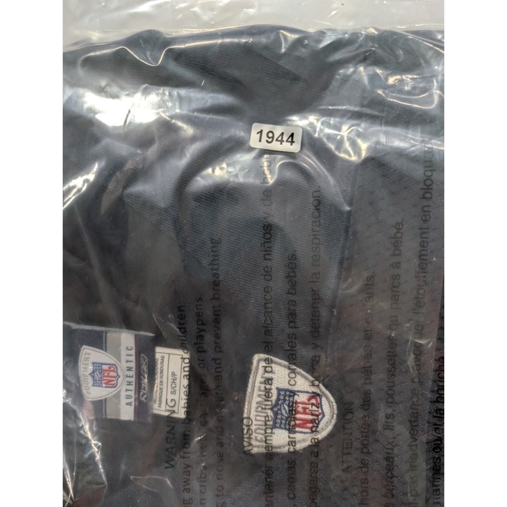 Vintage Reebok Thomas Jones New York Jets NFL Jersey Navy Gold Alt Size S - Picture 12 of 12